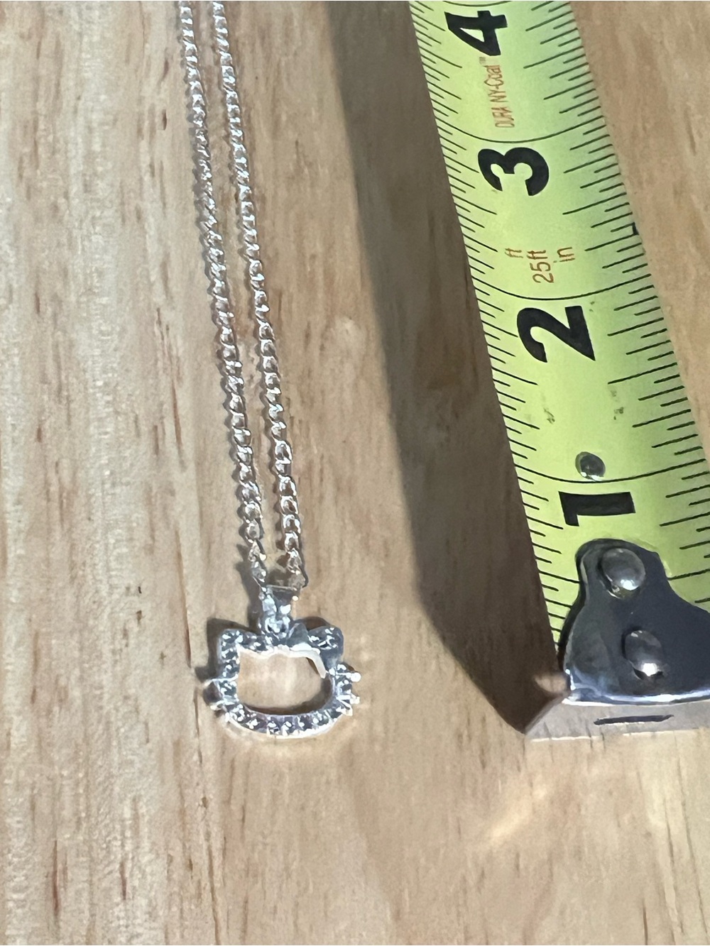 Silver Cat Outline Pendant Necklace - Women Jewelry N169